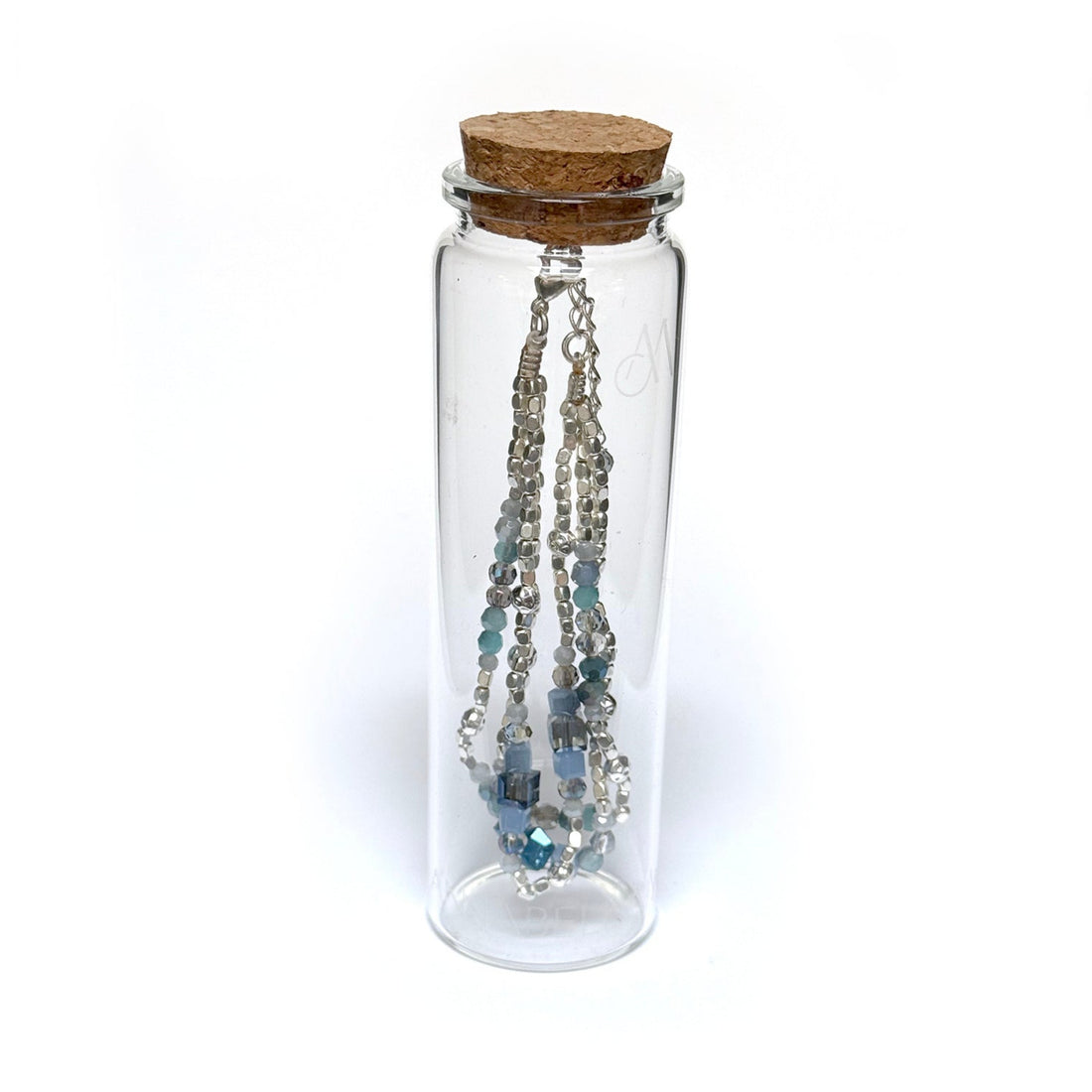 SILK & STONES BRACELET | DARK BLUE CRYSTALS