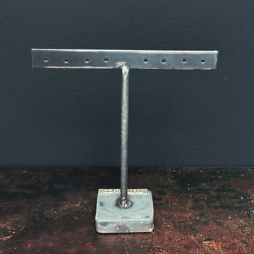 INDUSTRIAL METAL EARRING JEWELLERY DISPLAY STAND | 8 HOLES