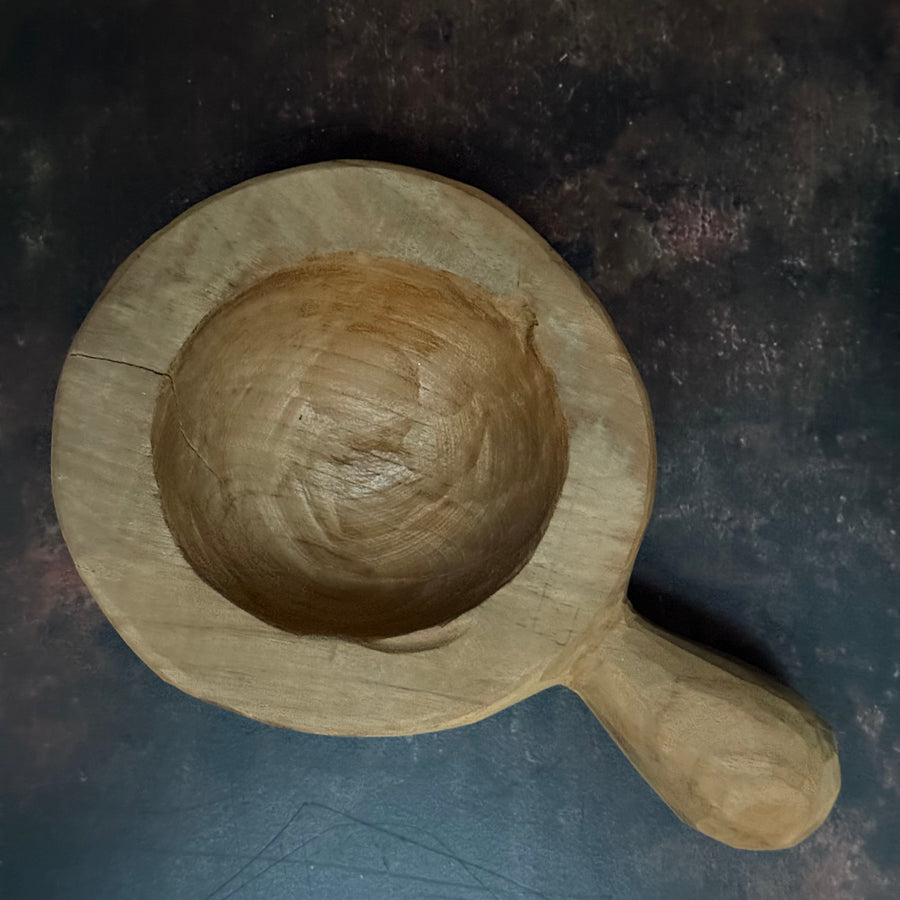 RUSTIC TEAK SCOOP