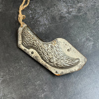 VINTAGE CHOCOLATE TEXTURED CLOG SHOE MOULD