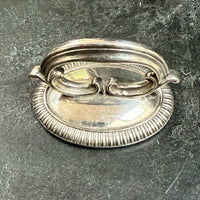 DECORATIVE SILVER FOOD CLOCHE HANDLES