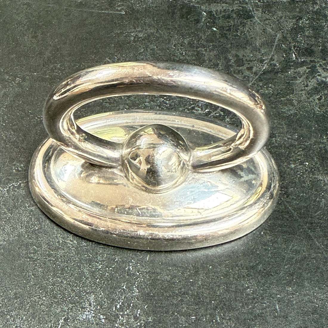 DECORATIVE SILVER FOOD CLOCHE HANDLES