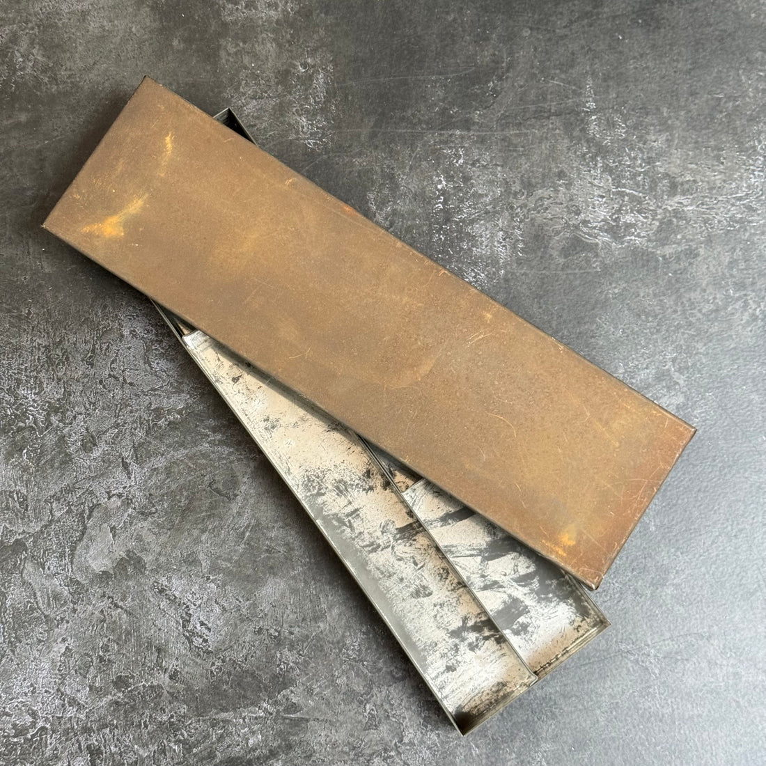 SET OF 4 VINTAGE METAL BOXES