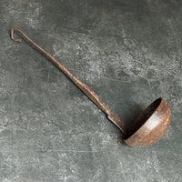 VINTAGE IRON TEALIGHT SPOON