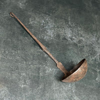 VINTAGE IRON TEALIGHT SPOON