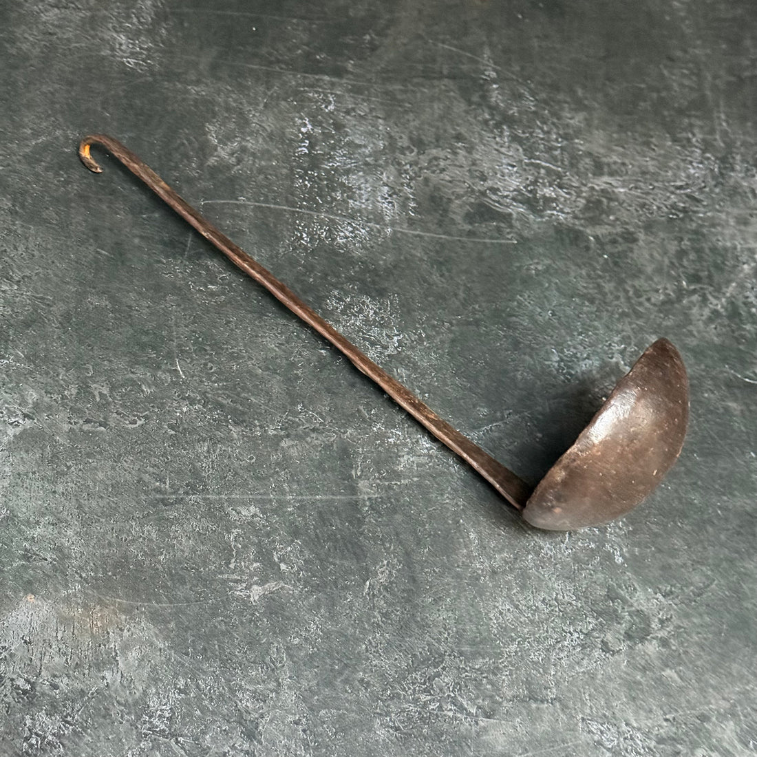 VINTAGE IRON TEALIGHT SPOON