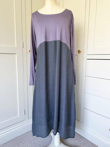 BAMBOO & COTTON IVY DRESS | SLATE GREY