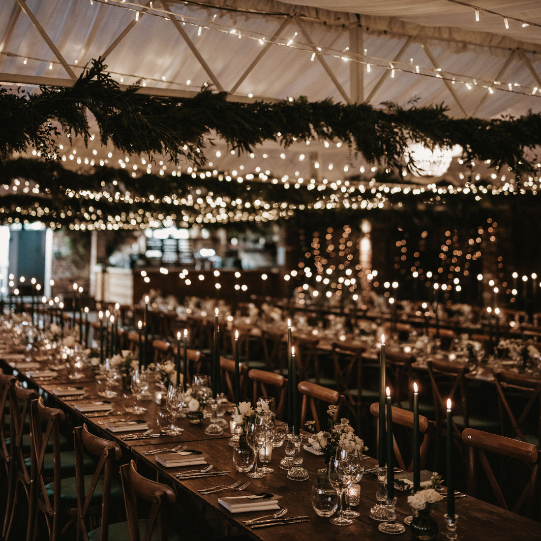 NORFOLK & CYPRESS MIX REAL TOUCH FAUX WINTER WEDDING CHRISTMAS GARLAND | 9FT | 270cm