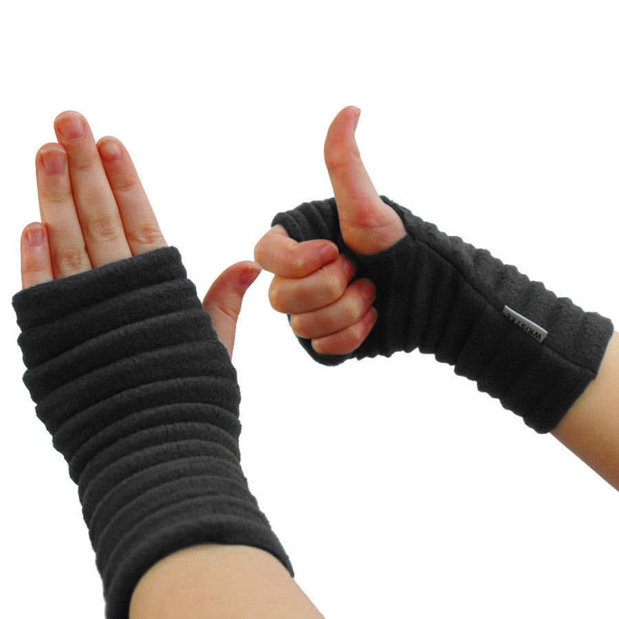 JUNIOR PLEATED 'WRISTEES' WRISTWARMERS FOR CHILDREN | 7-11 YEARS