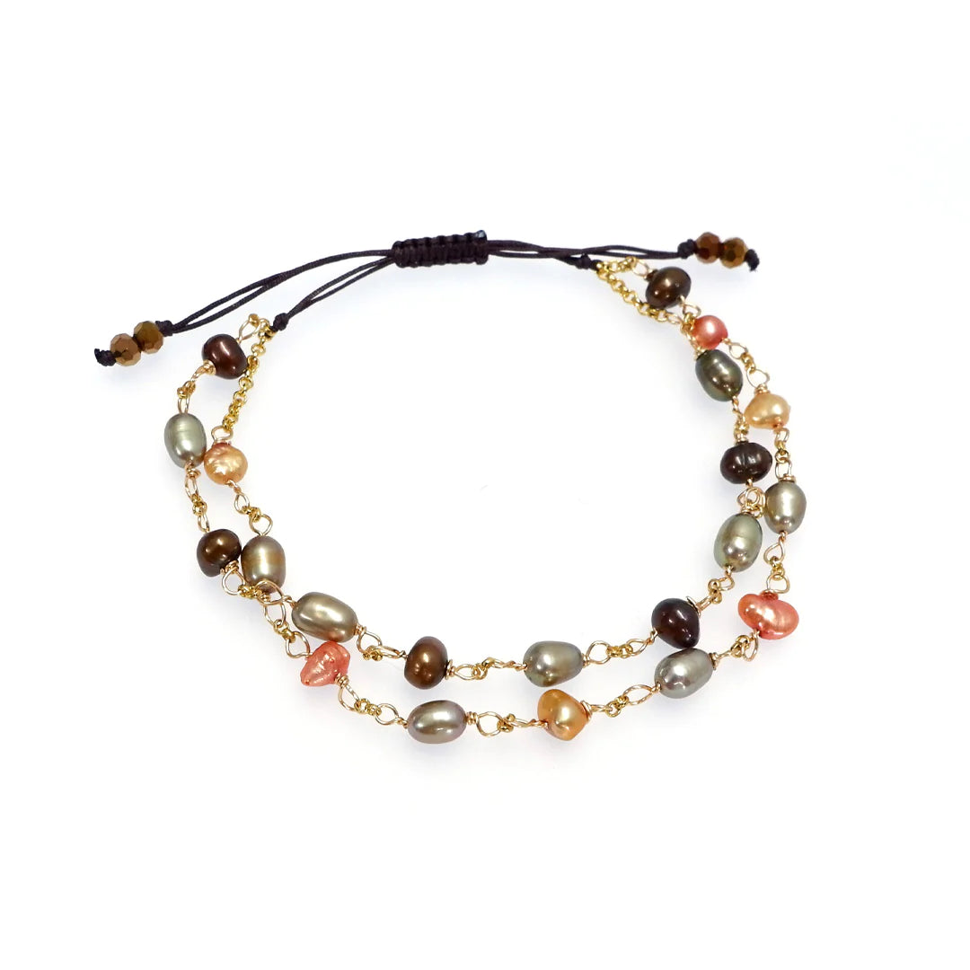 HANDCRAFTED BRACELET | GOLD & PEARLS