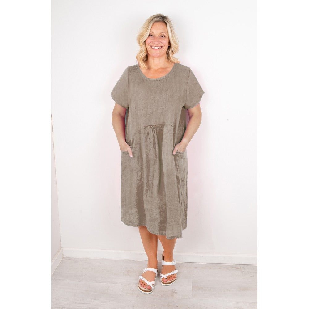 LEXIA LINEN DRESS | FANGO