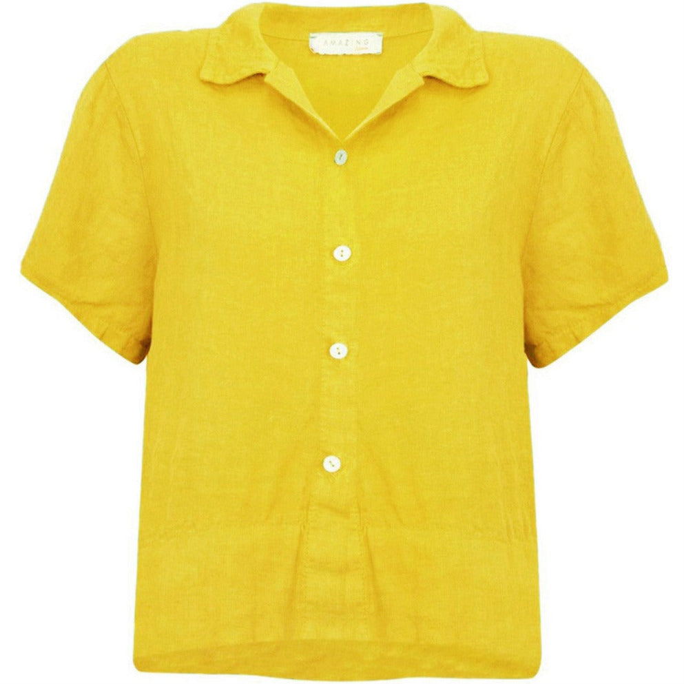 MARILYN BOXY LINEN SHIRT