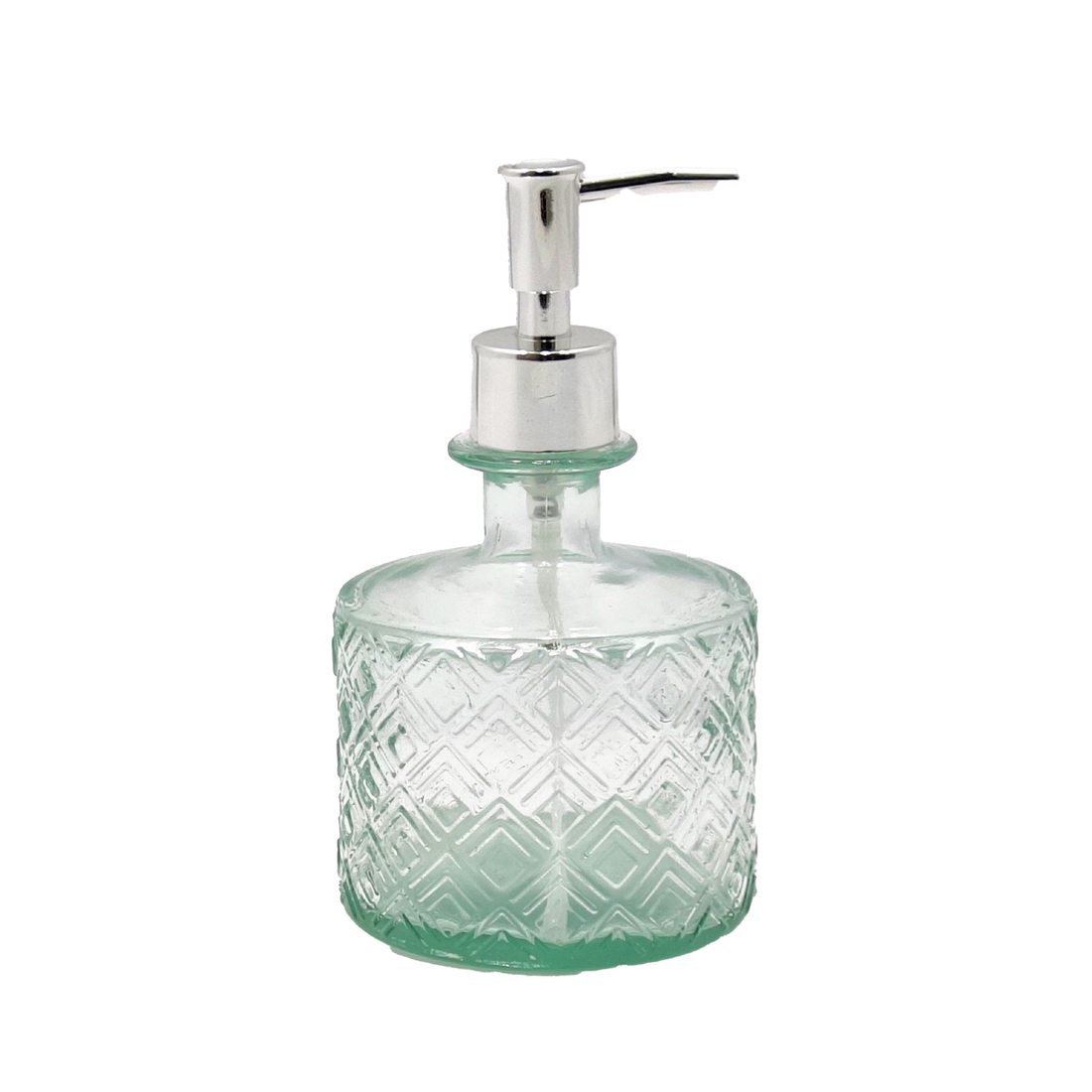 NIHON RECYCLED GLASS SOAP DISPENSER | NATURAL RECYCLED