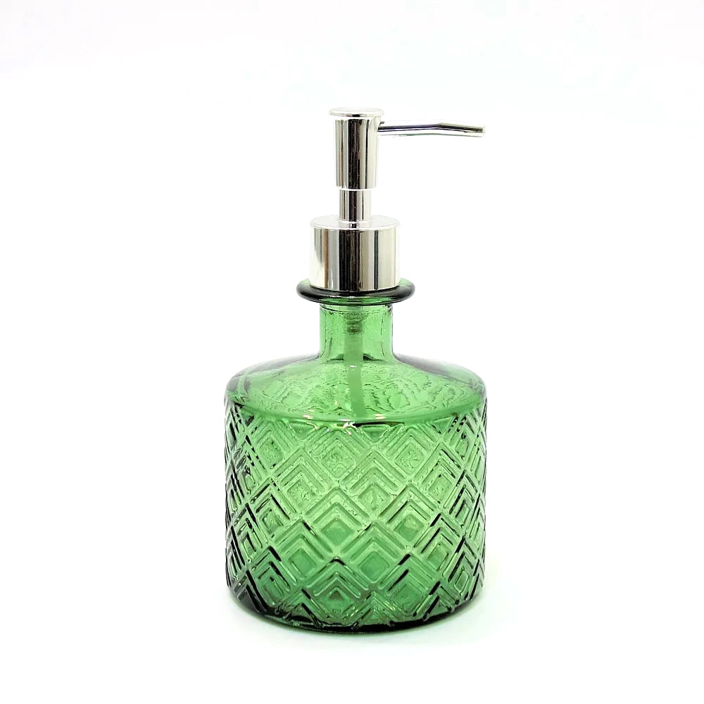 NIHON RECYCLED GLASS SOAP DISPENSER | SAGE GREEN