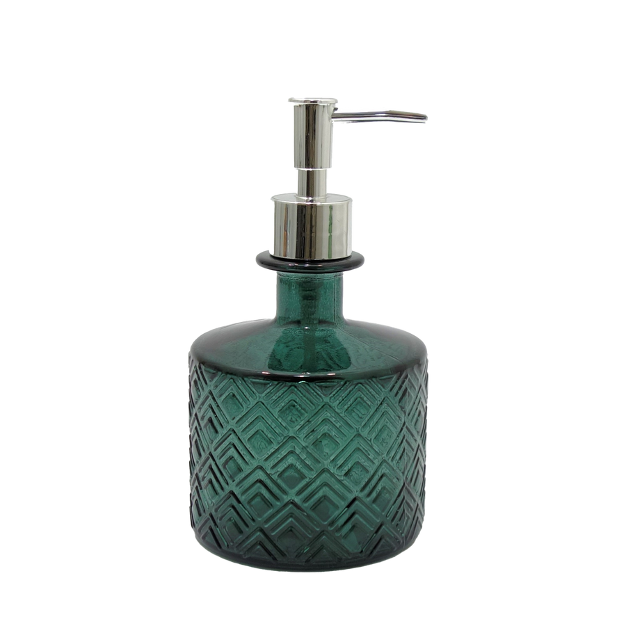 NIHON RECYCLED GLASS SOAP DISPENSER | PRUSSIAN BLUE