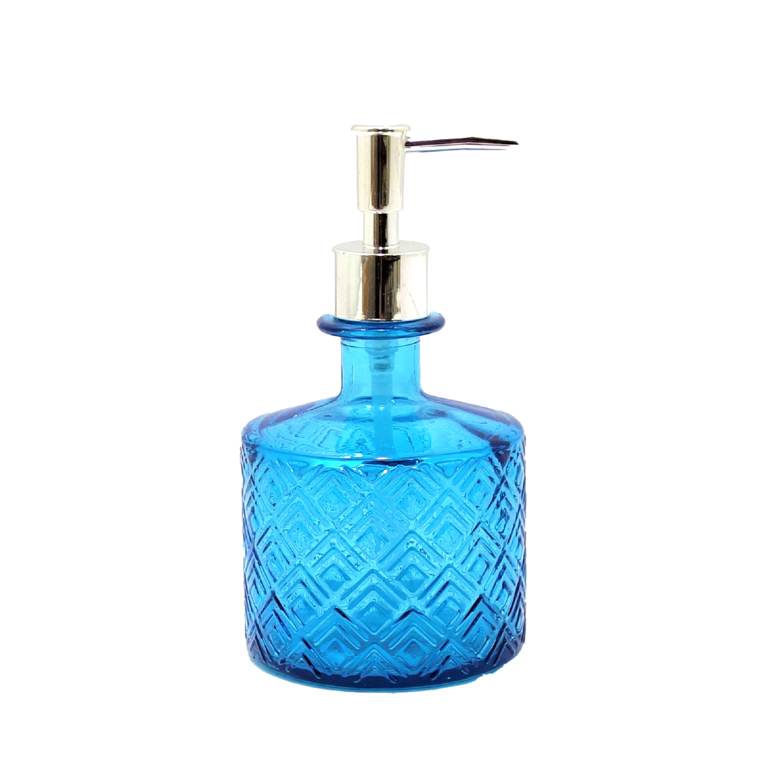 NIHON RECYCLED GLASS SOAP DISPENSER | TOPAZ BLUE