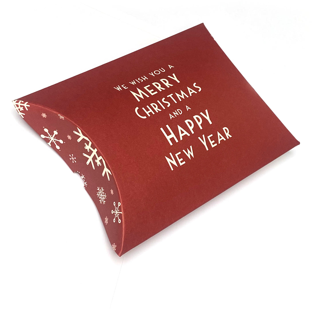 CHRISTMAS RED PILLOW PACK GIFT BOX