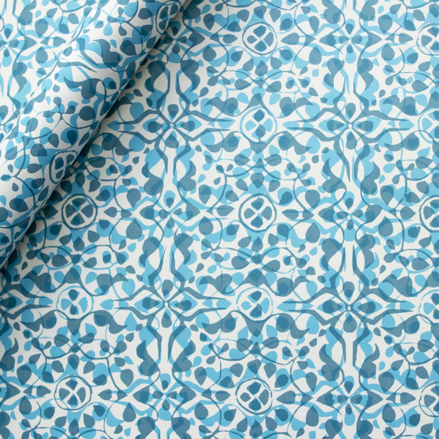 CAMBRIDGE IMPRINT SMALL WRAPPING PAPER | DAPPLED | BLUE