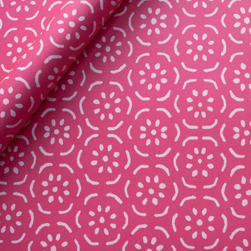 CAMBRIDGE IMPRINT WRAPPING PAPER | PEAR HALVES | ROSE