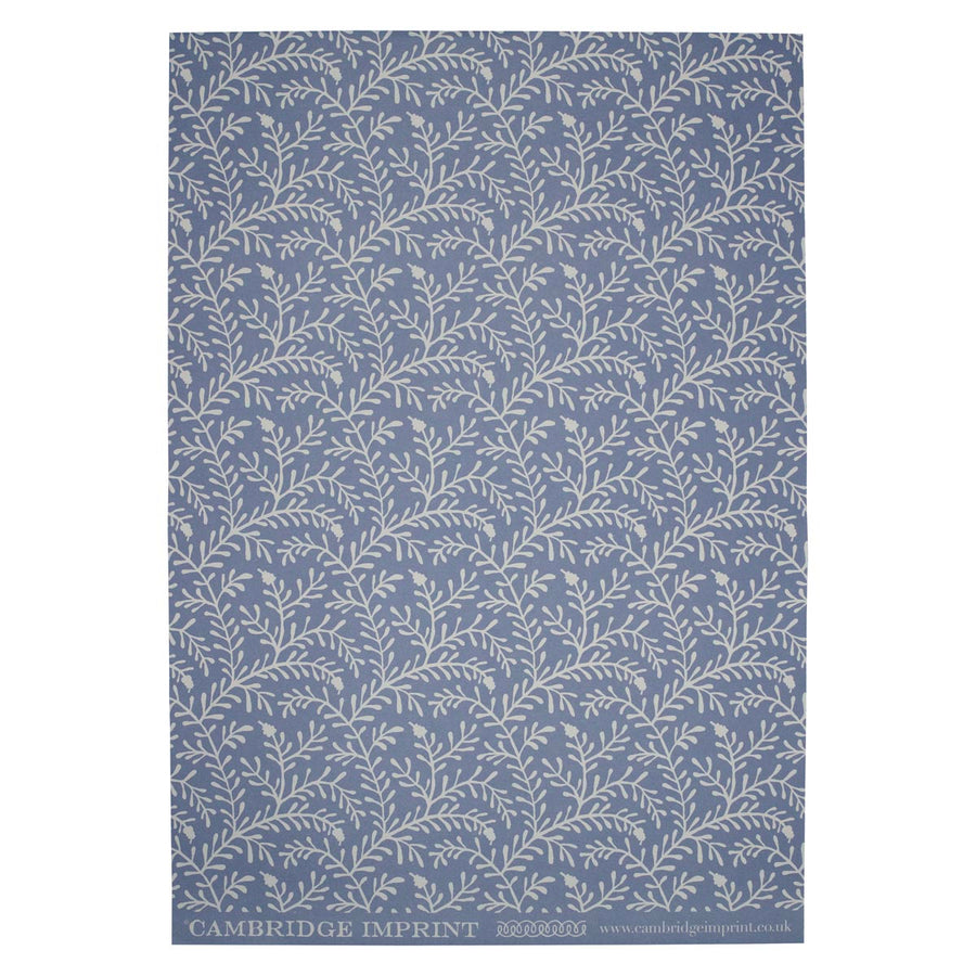 CAMBRIDGE IMPRINT WRAPPING PAPER | SPRIG | HAREBELL