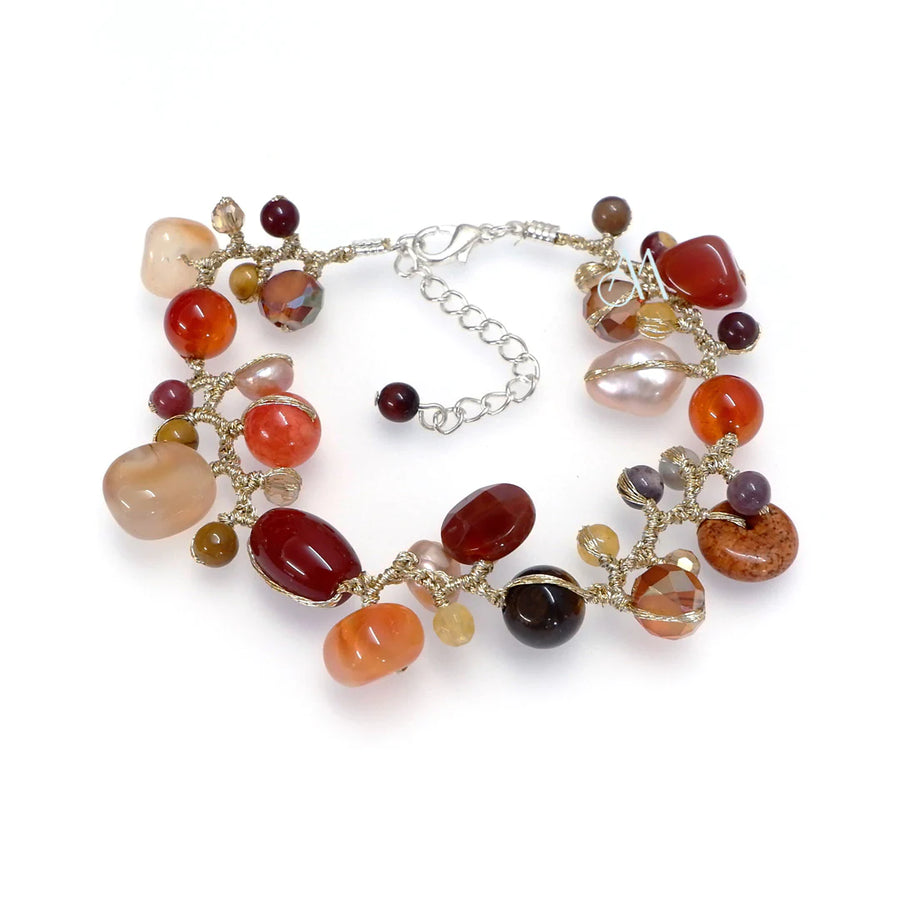 LITHOS BRACELET | CARNELIAN & AGATE