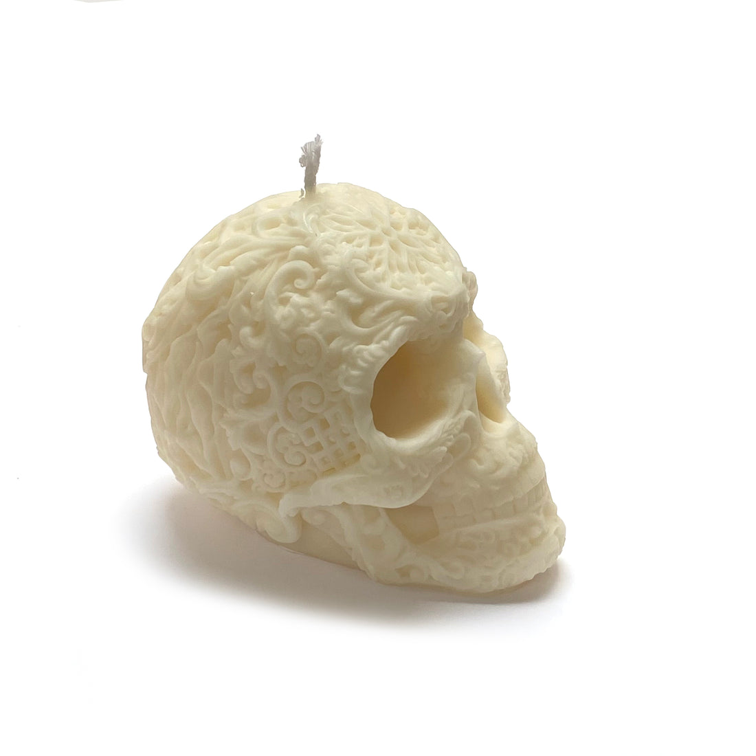 MANDALA SKULL CANDLE