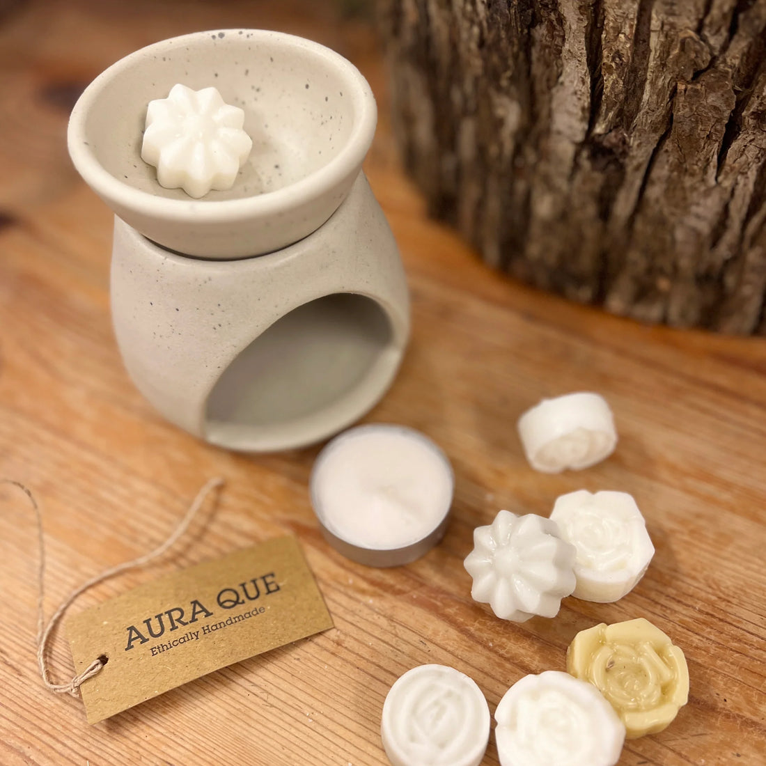 SUNU STONEWARE OIL WAX MELT BURNER