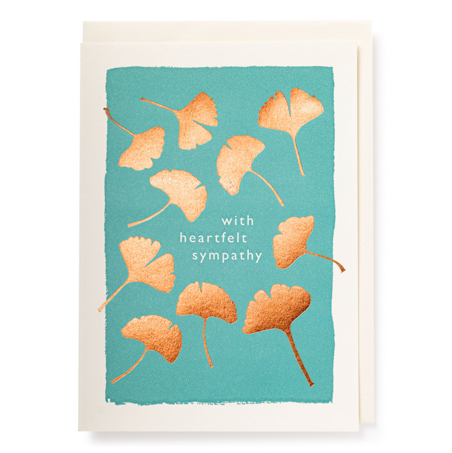 CARD | SYMPATHY LEAVES