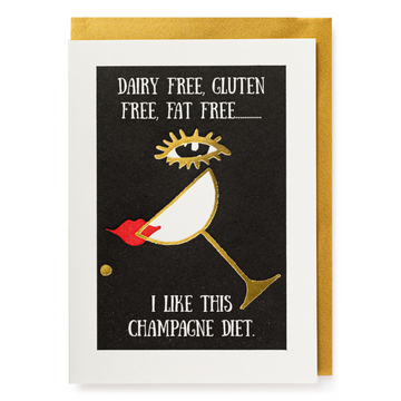 CARD | CHAMPAGNE DIET