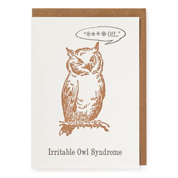 CARD | IRRITABLE OWL
