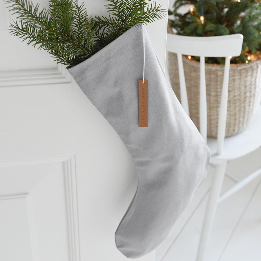 LINEN STOCKING | GREY