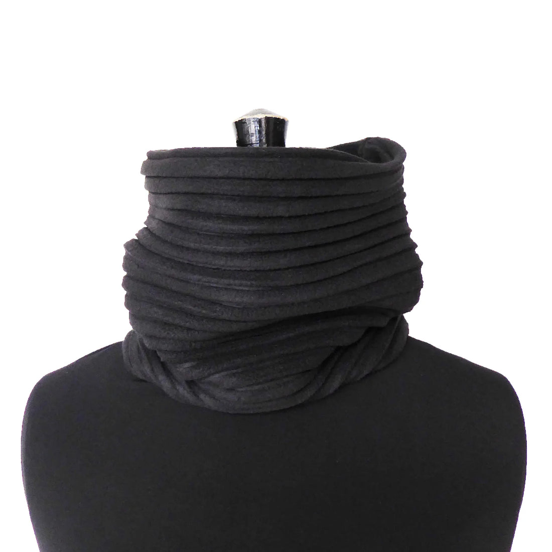 PLEATED SNOOD NECKWARMER