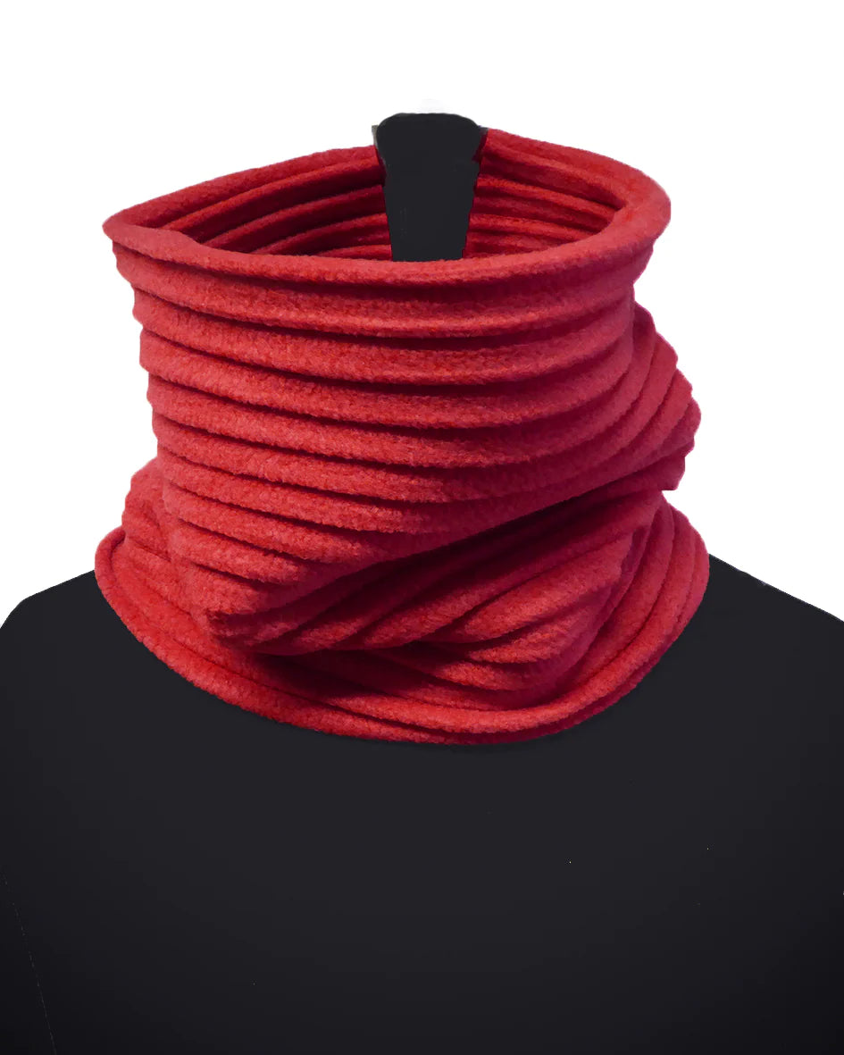 PLEATED SNOOD NECKWARMER