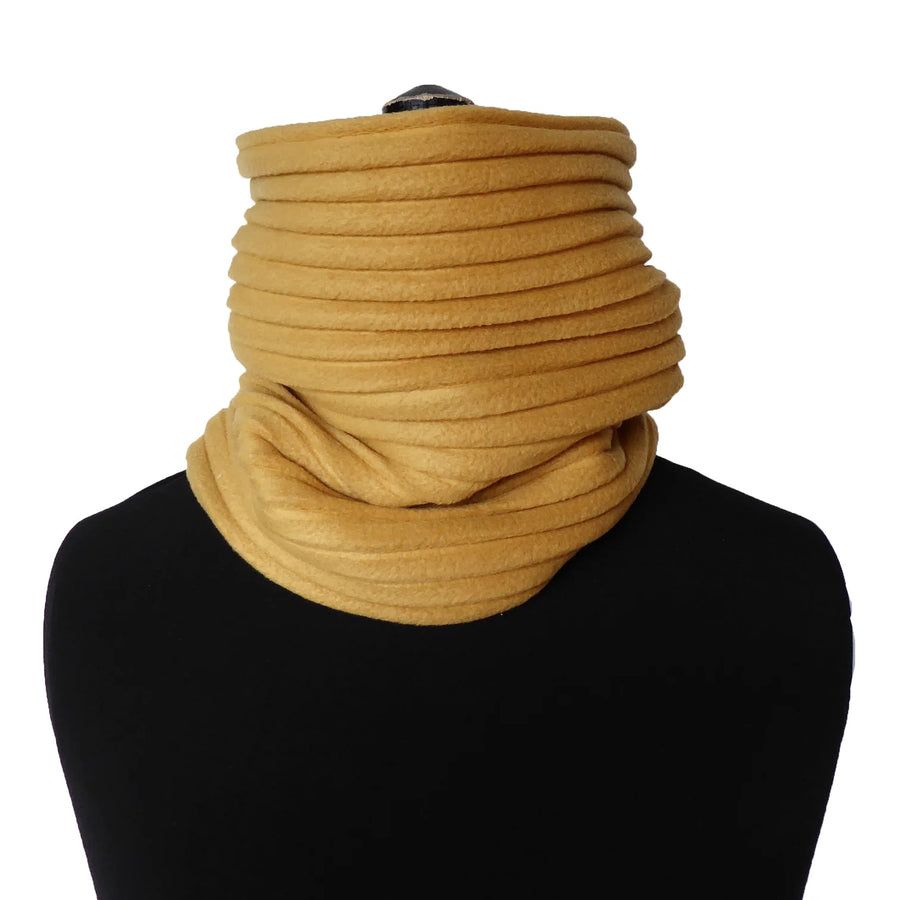 PLEATED SNOOD NECKWARMER