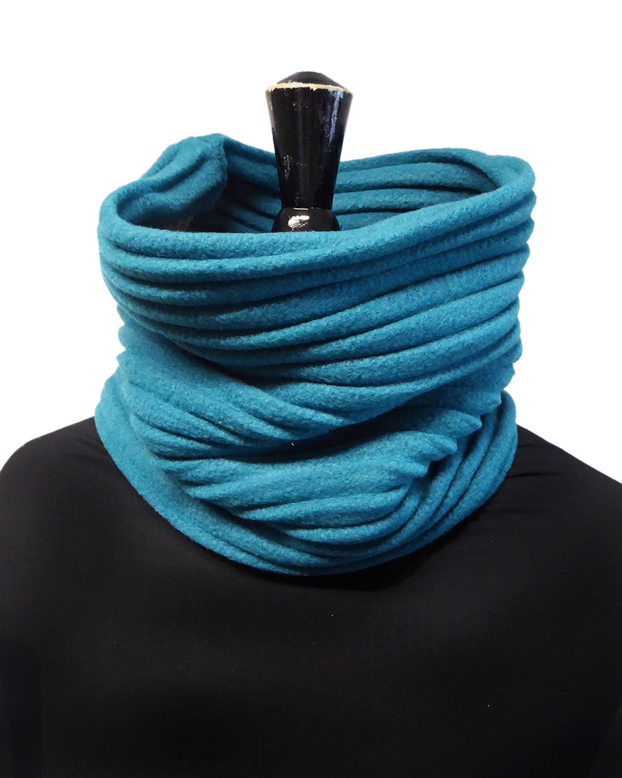 PLEATED SNOOD NECKWARMER