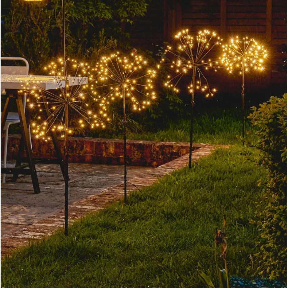 SOLAR POWERED 45cm DANDELION | GARDEN STAKE LIGHT