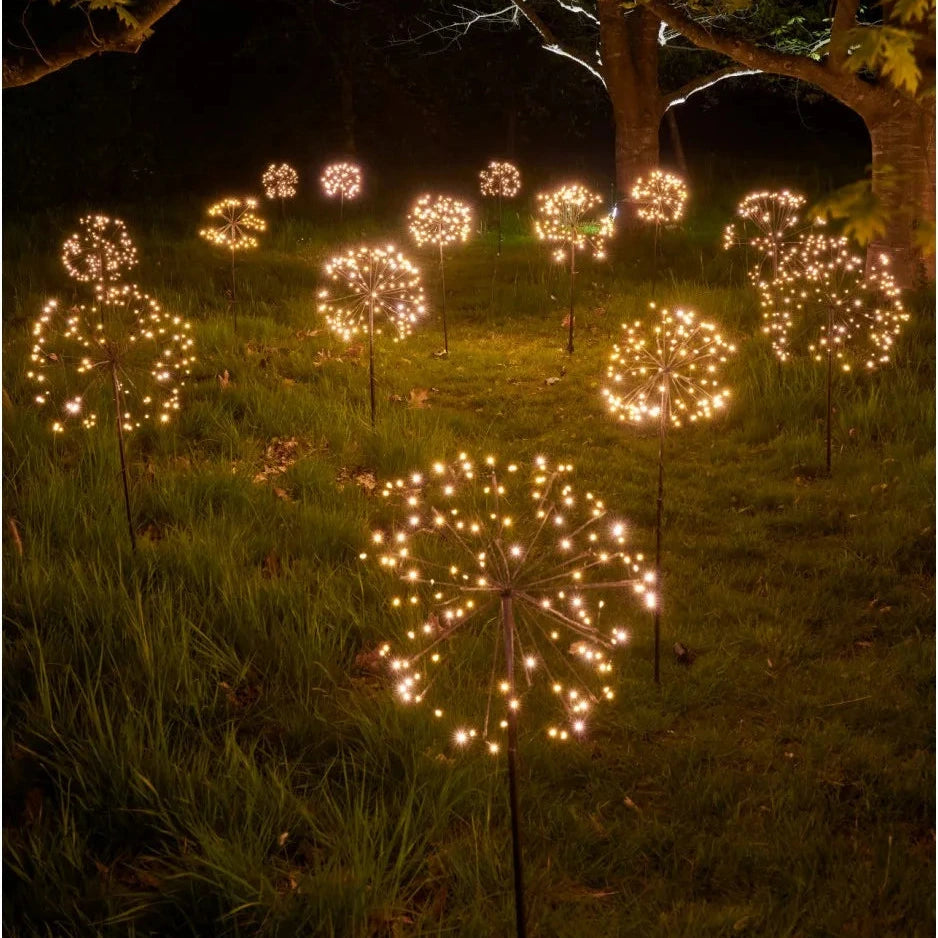 SOLAR POWERED 45cm DANDELION | GARDEN STAKE LIGHT