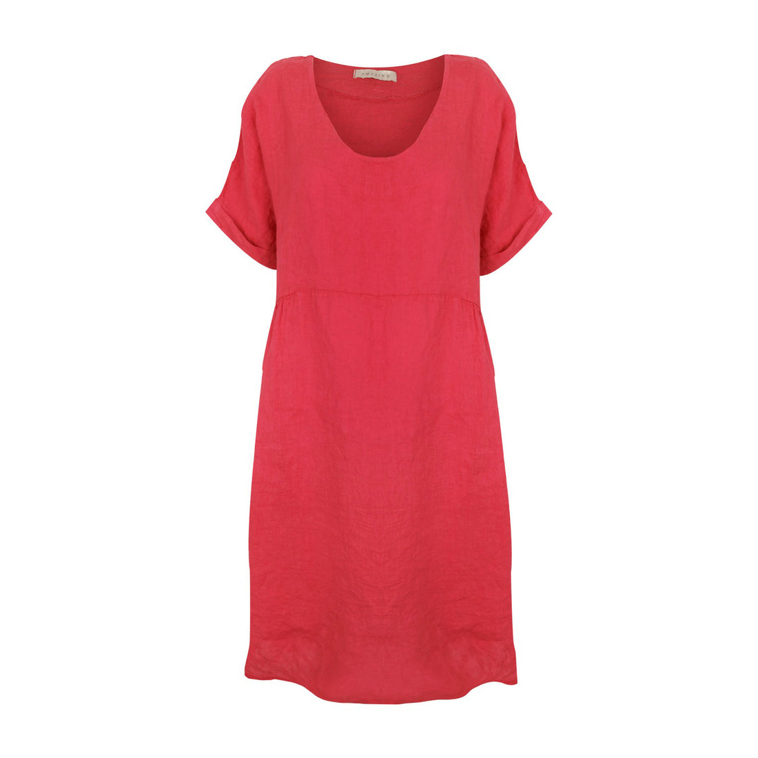 TESA SHORT LINEN DRESS | FRAGOLA