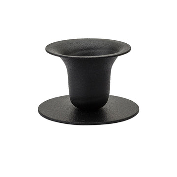 BELL CANDLE HOLDER | RUSTIC BLACK