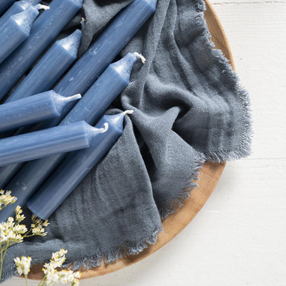 RUSTIC SHORT DINNER CANDLES | BUNDLE OF 7