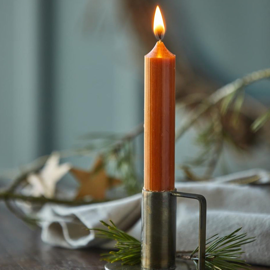 RUSTIC SHORT DINNER CANDLES | BUNDLE OF 7
