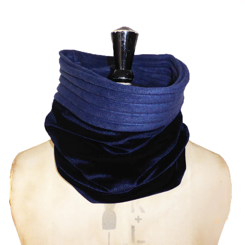 VELVET SNOOD NECKWARMER