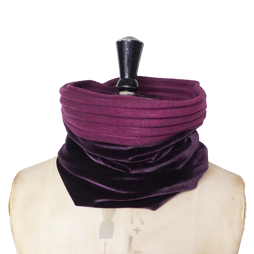 VELVET SNOOD NECKWARMER