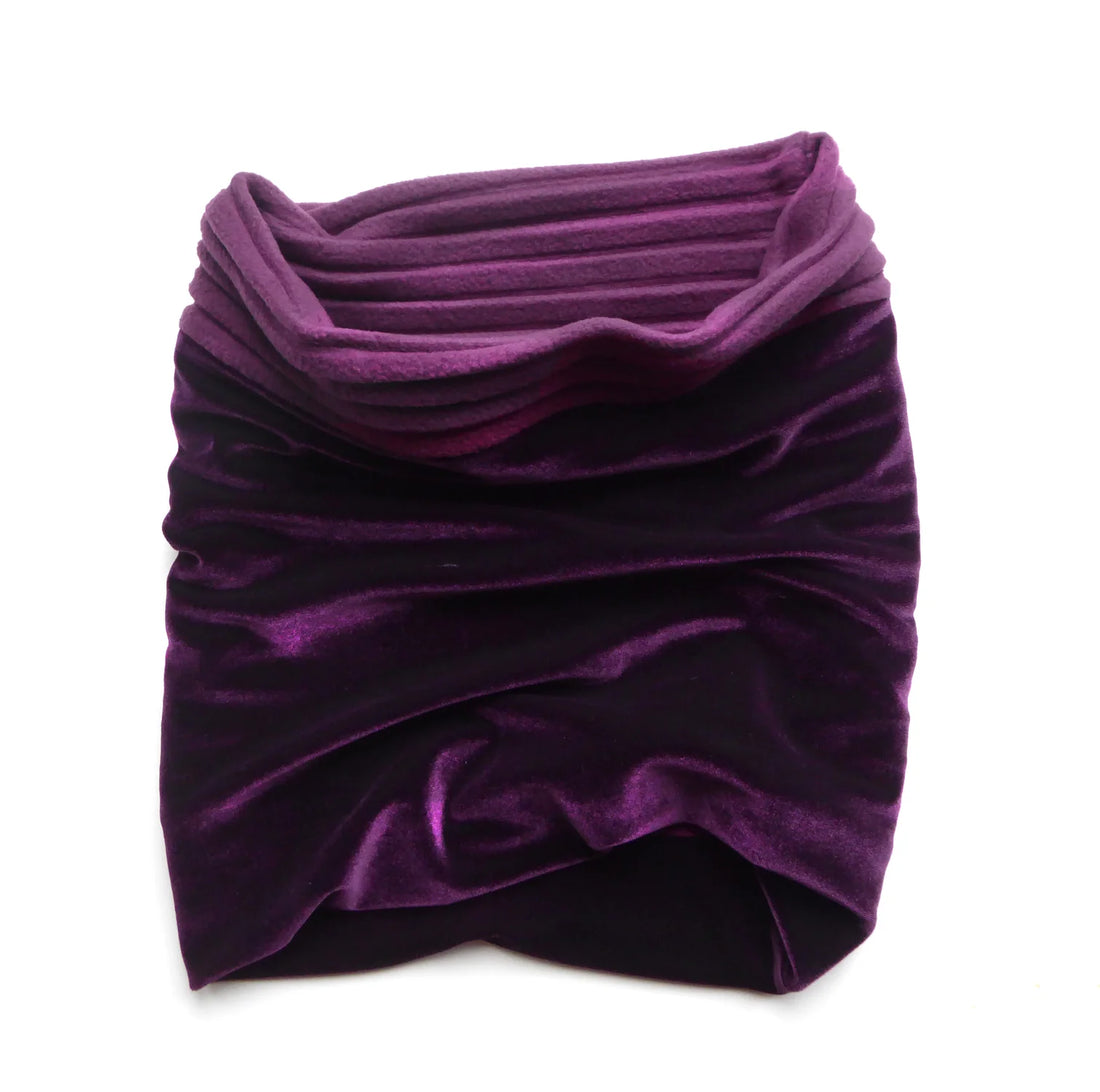 VELVET SNOOD NECKWARMER