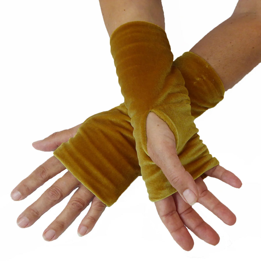 VELVET 'WRISTEES' WRISTWARMERS