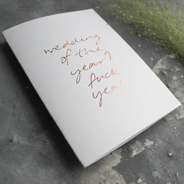 CARD | WEDDING OF THE YEAR?