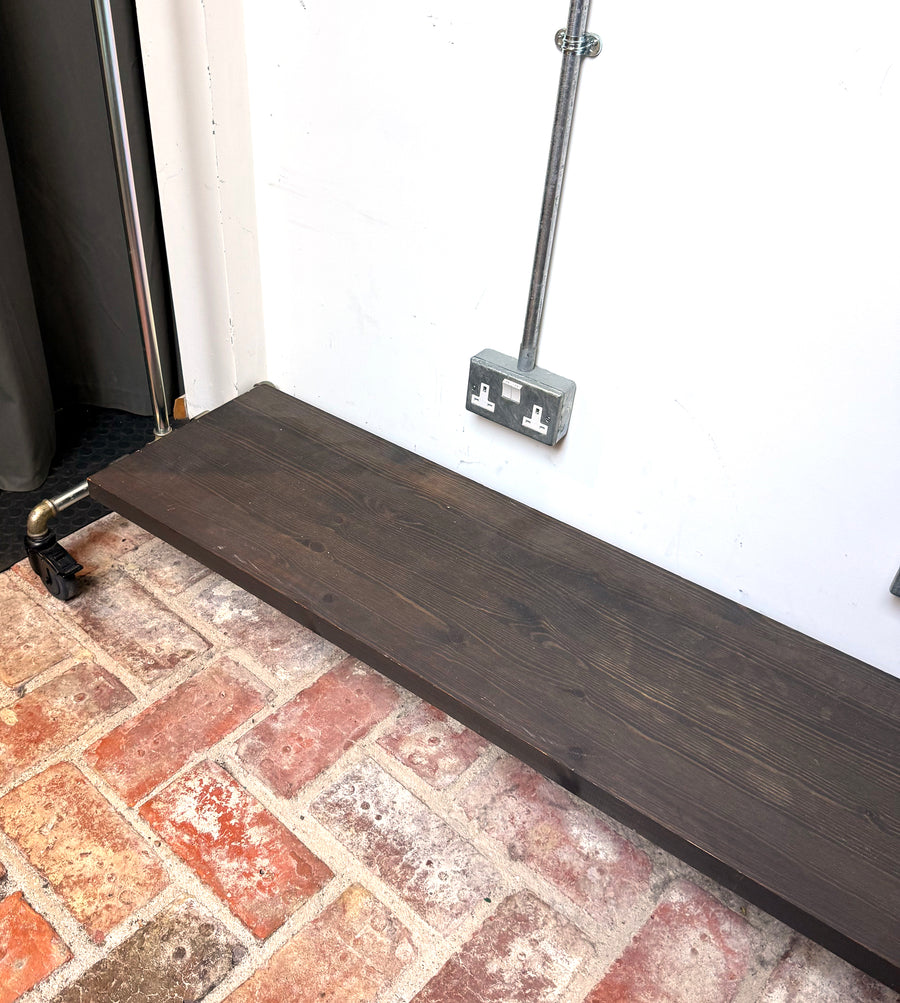ZIITO INDUSTRIAL CLOTHES RAIL WITH SHELF | EX-DISPLAY