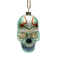 DAY OF THE DEAD FLOWER SKULL BAUBLE DECORATION | 4 DESIGNS