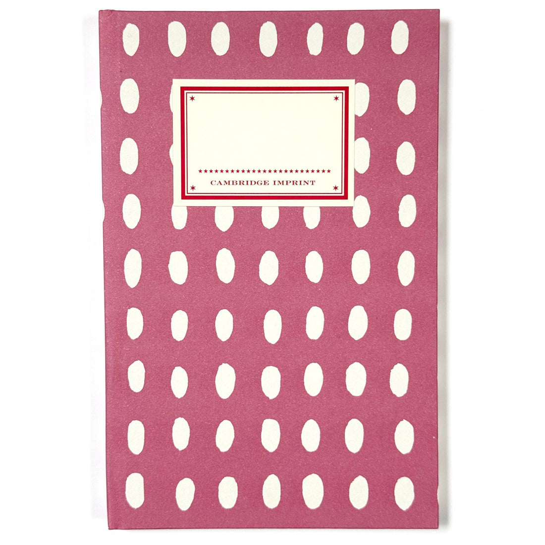 CAMBRIDGE IMPRINT HARDBACK NOTEBOOK | BEAN STRAWBERRY