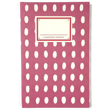 CAMBRIDGE IMPRINT HARDBACK NOTEBOOK | BEAN STRAWBERRY